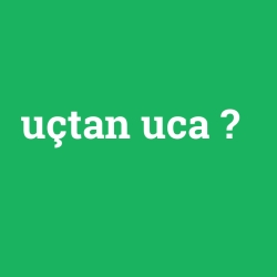 uçtan uca foto galeri
