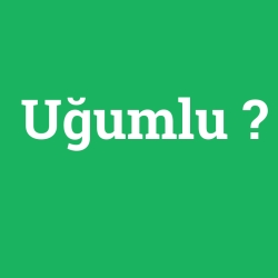 Uğumlu foto galeri