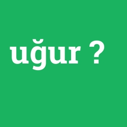 uğur