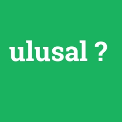 ulusal