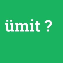 ümit