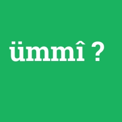 ümmî