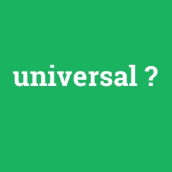 üniversal
