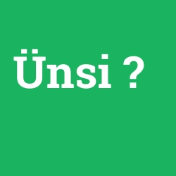 Ünsi
