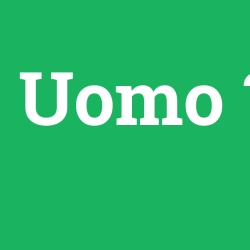 Uomo