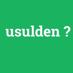 usulden