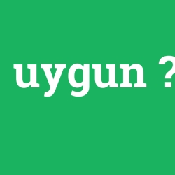 uygun