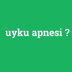 uyku apnesi foto galeri