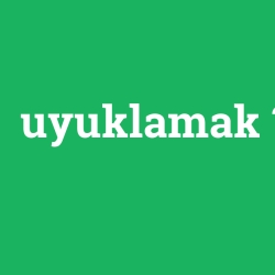 uyuklamak