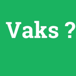 Vaks