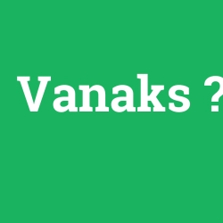 Vanaks foto galeri