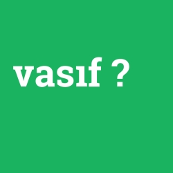 vasıf