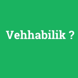 Vehhabilik