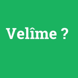 Velîme foto galeri