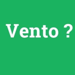Vento foto galeri