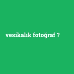 vesikalık fotoğraf