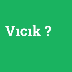 Vıcık