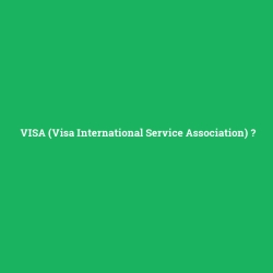VISA (Visa International Service Association) foto galeri