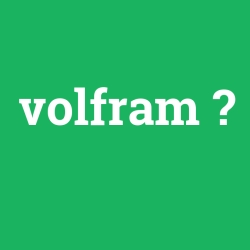 volfram