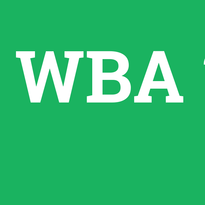 WBA, WBA nedir ,WBA ne demek