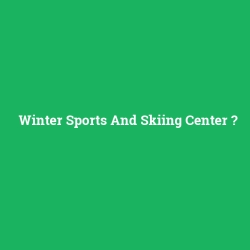 Winter Sports And Skiing Center foto galeri