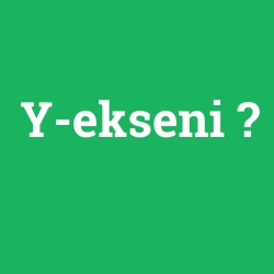 Y-ekseni