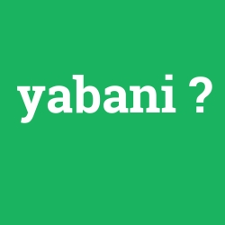 yabani