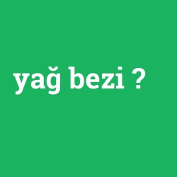 yağ bezi