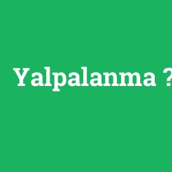 Yalpalanma