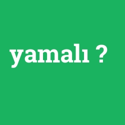 yamalı