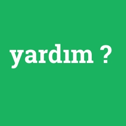 yardım