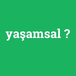 yaşamsal foto galeri