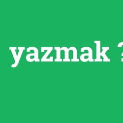yazmak