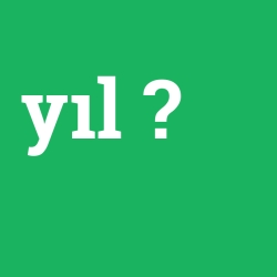 yıl