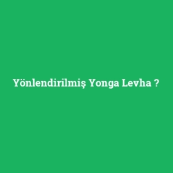 Yönlendirilmiş Yonga Levha