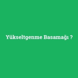 Yükseltgenme Basamağı foto galeri