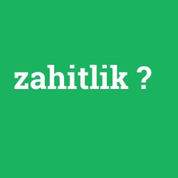 zahitlik