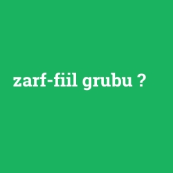 zarf-fiil grubu foto galeri