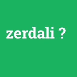 zerdali