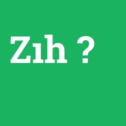 Zıh