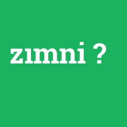 zımni