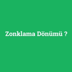 Zonklama Dönümü